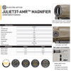 Sig Sauer JULIET3T-AMR 3X Compact Magnifier 22mm FDE - SOJ3MT11