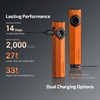 ArkPro Ultra Premium Flat EDC Flashlight Amber Orange - ARKPROULTRAAO