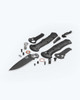 Benchmade 9570BK-02 Mini Claymore Push-Button Auto 3" 154CM Cobalt Black - 9570BK-02