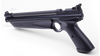 Crosman Variable Pump Air Pistol - 22 Caliber, 460 Feet Per Second, 10.1" Barrel, Black, Synthetic Stock, Single Shot