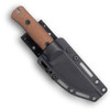Reiff Knives RUT Fixed Blade Hunting Knife 4.0" CPM MagnaCut Stonewash Natural Micarta - RU319NCMBLKA