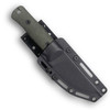 Reiff Knives RUT Fixed Blade Hunting Knife 4.0" CPM MagnaCut Stonewash Green Micarta - RU319GCMBLKA