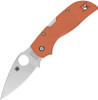 Spyderco Chaparral Lightweight 2.80" CPM REX 121 Satin Blade Burnt Orange G10 - C152GPBOR