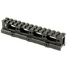 UTG Super Slim Picatinny Riser Mount 1" Height 13 Slots Black - MT-RSX1L