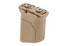 Strike Industries Angled Vertical Grip Short M-LOK FDE - SI-AR-CMAG-S-FDE