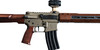WOOX Vigilante AR-15 Walnut Pistol Grip with Beavertail Claro Finish - SH.GRP092.02