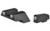 ATI Night Sights Green Lamps with White Rings for Large Frame Glocks - Gen 1-4, GEN 5 (EXCLUDING MOS VERSIONS)