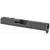 Grey Ghost Precision Stripped Slide For Glock 19 - Version 2, Gen 3, Dual Optic Cutout Compatible (RMR and DeltaPoint Pro), Black Nitride Finish