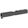 Grey Ghost Precision Stripped Slide For Glock 19 - Version 2, Gen 3, Dual Optic Cutout Compatible (RMR and DeltaPoint Pro), Black Nitride Finish