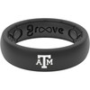 Groove Life Ring - COLLEGE TEXAS A&M BLACK THIN RING
