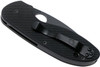 Spyderco Efficient Folding Knife - 3" Black Blade, Black G10 Handles - C216GP