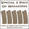 Magpul PMAG 30 AR/M4 GEN M3 w/ Window - COYOTE TAN - 5 PACK OF WINDOWED MAGAZINES