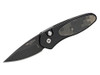 ProTech Sprint Automatic Knife 2925 - 1.95" CPM-S35VN Black Blade, Black Handle w/ Camo Insert, California Legal