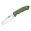 ABKT Roper Razor Fixed Blade - 3" 8CR13MOV Blade, Green G10 Handle
