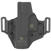Crucial Concealment Covert OWB Holster - Right Hand, Kydex, Black,Fits Glock 19