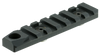 Strike Industries Link Rail Section 6-Slot with QD - Black Anodized MLOK & KeyMod Compatible