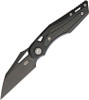 EOS Urchin Friction Folder - 3" Black DLC  Nitro V Blade, Black Aluminum Handles