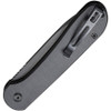 Civivi Elementum Button Lock Folding Knife - 3.5" Black 14C28N Sandvik Blade, Black G10 Handle - C2103A