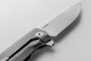 lionSTEEL Myto Framelock Knife Black Micarta - 3.25" M390 Blade,  Black Canvas Micarta Handles