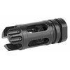 Griffin Armament Gate-LOK™ Flash Comp - 5.56mm 1/2x28, 556NATO, Black, 1/2X28, Griffin M4SD Series of Silencers