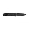 Benchmade Mediator AUTO Folding Knife - 3.30" S90V Black Cerakote Plain Blade, Milled Black G10 Handles