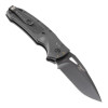SIG Sauer by Hogue K320A Tactical AUTO Folding Knife - 3.5" S30V Black Drop Point Plain Blade, Black Polymer Handles