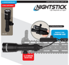 Nightstick LGL-170 Rechargeable Full Size Long Gun Light Kit - 1,500 Lumens, 23,148 Candela, Black, 1.5 Hours of Runtime, IPX7 Waterproof