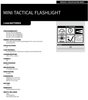 Nightstick MT-100 Mini-Tac Flashlight - 100 Lumens,484 Candela, Black, IPX4 Water-Resistant