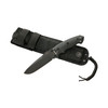 Hogue EX-F01 Combat Knife Fixed - 5-1/2" Carbon Steel Blade, G10 Black G-Mascus Handles, MOLLE Sheath