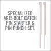 Real Avid Master Grade Bolt Catch Punch Kit for AR15 - AVBCPS