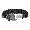 Outdoor Edge ParaSpark - 550 Para-cord Survival Bracelet with Hidden Knife, Whistle, and Fire-starting Ferro Rod