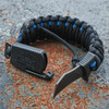 Outdoor Edge ParaClaw Camo - 550 Para-cord Survival Bracelet with Hidden Knife