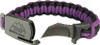 Outdoor Edge ParaClaw Purple - 550 Para-cord Survival Bracelet with Hidden Knife