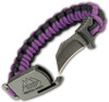 Outdoor Edge ParaClaw Purple - 550 Para-cord Survival Bracelet with Hidden Knife