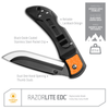 Outdoor Edge 3.0" RazorLite EDC - 3" 420J2 Replaceable Stainless Blade