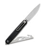 CIVIVI Crit Front Flipper Knife With Multi-Tool - Black G10 Handle, 3.18" Stonewashed Nitro-V Steel