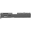 LanTac USA Razorback Stripped Slide - For Glock 19 Gen 1-3, Black Nitride, Includes RMR Cut and Plate