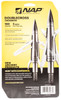 NAP NAP-60-087 Spitfire Doublecross X-Bow 100 grain Broadhead 3 Pack