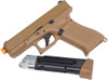 Umarex Glock G19X Blowback Airsoft Pistol - 300 FPS, GBB 6mm, Coyote