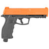 Umarex T4E HDP50 Pepper Ball Air Pistol - .50 Cal, 4" Barrel, Black and Orange Color, 6Rd, Inludes 10 Pepper and 10 Rubber Balls