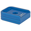 Leapers - UTG Pro +0 Aluminum Base Pad for HK VP9/P30 9/40 Magazines - Matte Blue Color, Anodized Finish