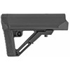 Leapers Inc. - UTG Model 4 Combat Ops S1 Rifle Stock - Ambidextrous Sling Loop and Reversible QD Sling Swivel Housing, Black Finish