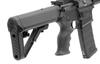 Leapers Inc. - UTG Model 4 Combat Ops S1 Rifle Stock - Ambidextrous Sling Loop and Reversible QD Sling Swivel Housing, Black Finish