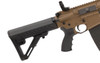 Leapers, Inc. - UTG Model 4 Combat Ops S2 Rifle Stock - Ambidextrous Sling Loop and Reversible QD Sling Swivel Housing, Black Finish