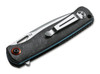 Boker Plus Nebula Flipper Knife - 3.62" D2 Satin Spear Point Blade, Carbon Fiber Handles with Blue Liners