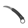 Cobratec Karambit OTF - 2.75" D2 Steel Blade, Black Aluminum Handle