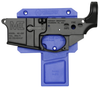 Midwest Industries Lower Receiver Block - Polymer Construction, Fits 223 Remington/556NATO Receivers, Blue