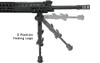 UTG Recon 360 TL M-LOK Bipod - 360 Degree Panning, 7"-9", Anodized Aluminum