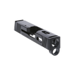 Rival Arms Sig P365 Slide - Recessed Slide Cuts, Front/Rear Serrations, Three Window Cuts For More Efficient Cooling and Airflow, Matte Black