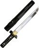 BattleBlades Shinobi Shoto Waki - Hand forged and hand polished 1095HC steel blade with a clay-tempered hamon